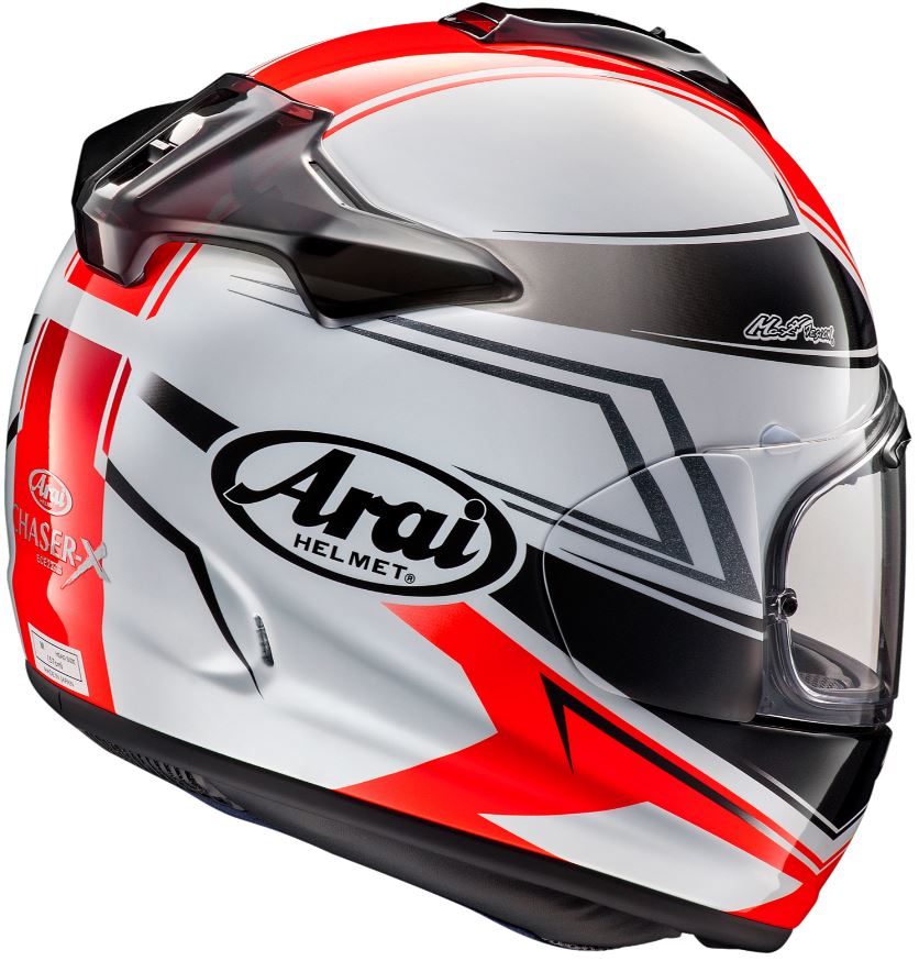 arai chaser-x helmet shaped Helmet Chaser-X Shaped Red – BIKERS OUTLET