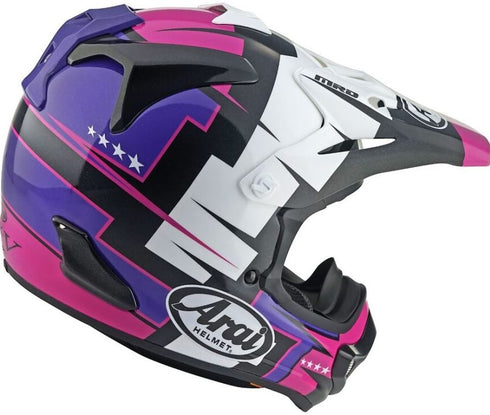 Helmet MX-V Evo Battle Purple