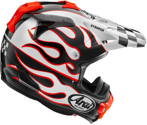Helmet MX-V Evo Flame White