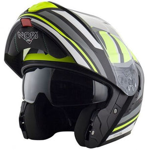 Čelada Nos NS-14 Flip Up Nitro Yellow Matt