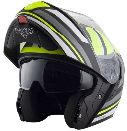 Čelada Nos NS-14 Flip Up Nitro Yellow Matt