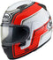 Helm mit Profile-V-Bend Rot