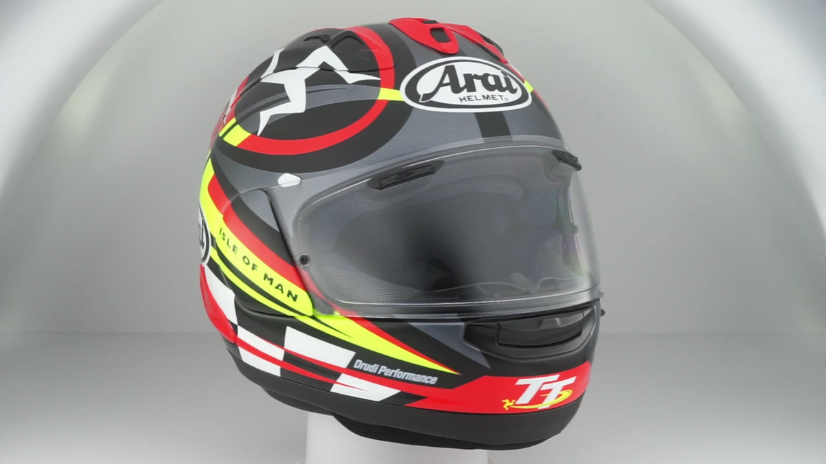 Arai RX-7X IOM-TT 2020 B+COM SB6XR付 Arai RX-7V IOM TT