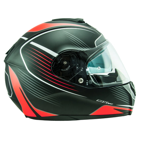 Čelada Nos NS-6 Typhoon Red Matt