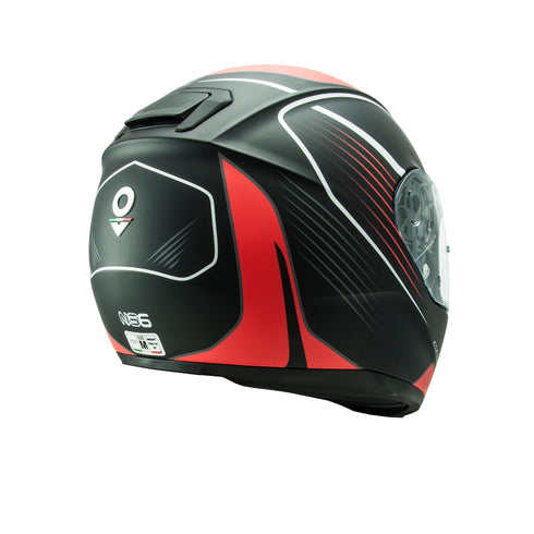 Čelada Nos NS-6 Typhoon Red Matt