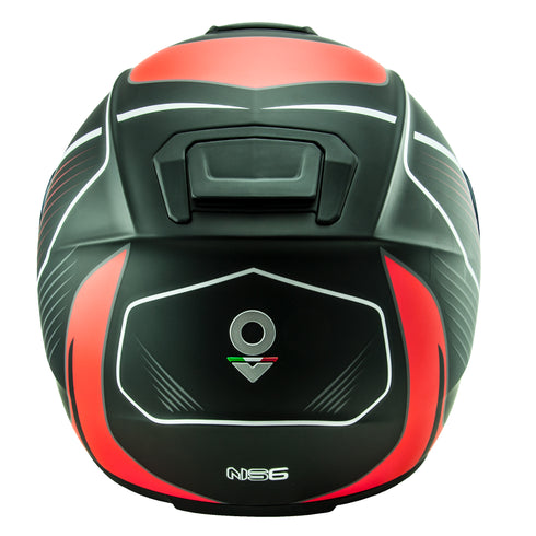 Čelada Nos NS-6 Typhoon Red Matt