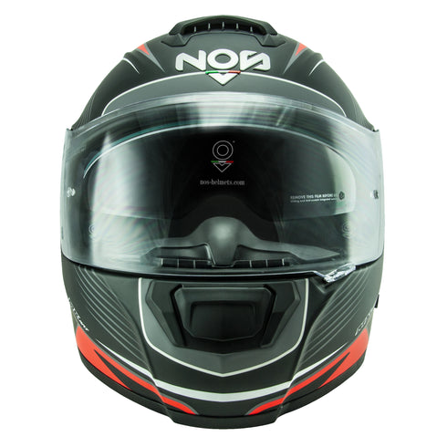 Čelada Nos NS-6 Typhoon Red Matt