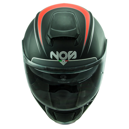 Čelada Nos NS-6 Typhoon Red Matt