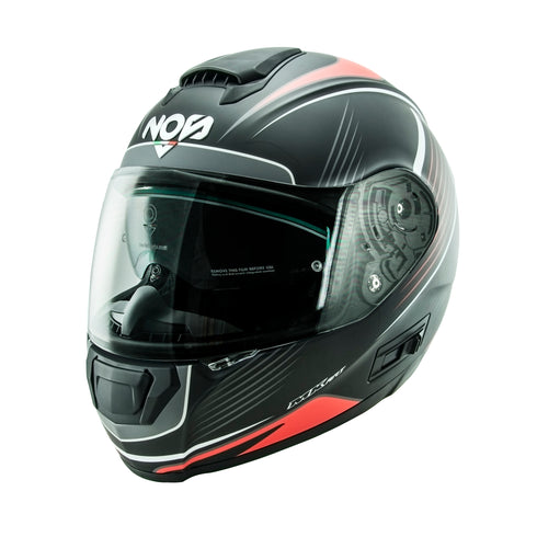 Čelada Nos NS-6 Typhoon Red Matt