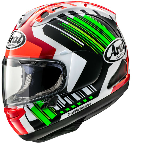 RX-7V EVO Rea Green helmet