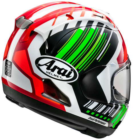 RX-7V EVO Rea Green helmet