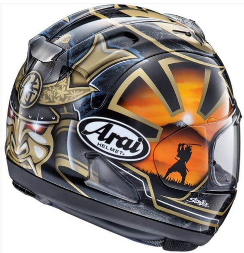 RX-7V EVO Pedrosa Spirit Gold helmet
