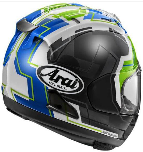 RX-7V EVO JR65 Green helmet