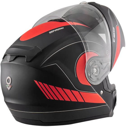 Čelada Nos NS-8 Flip Up Gaze Red Matt