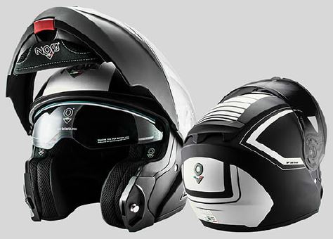 Čelada Nos NS-8 Flip Up Triton White Matt