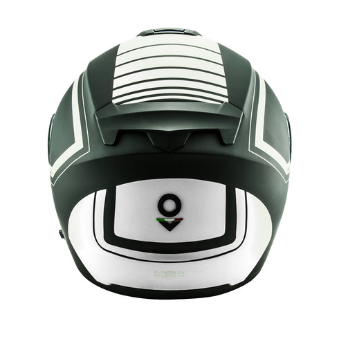 Čelada Nos NS-8 Flip Up Triton White Matt