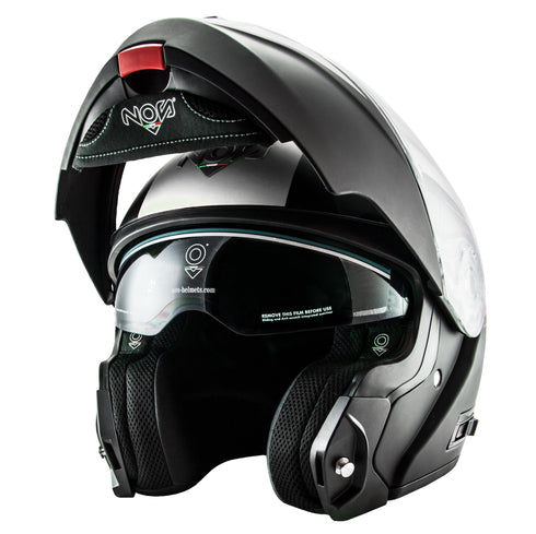 Čelada Nos NS-8 Flip Up Triton White Matt