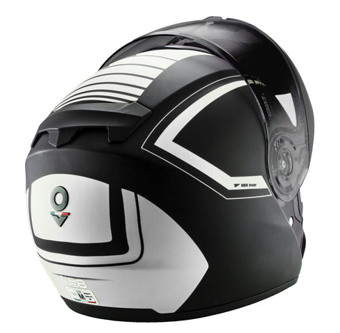 Čelada Nos NS-8 Flip Up Triton White Matt